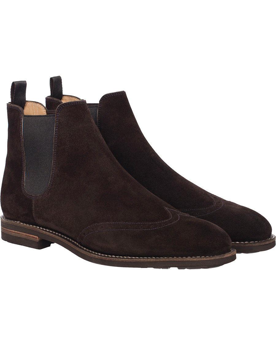 Heren | BALLY Martigny Major Chelsea Boot Suede Dark Brown | Bally | Martigny Major Chelsea Boot Suede Dark Brown