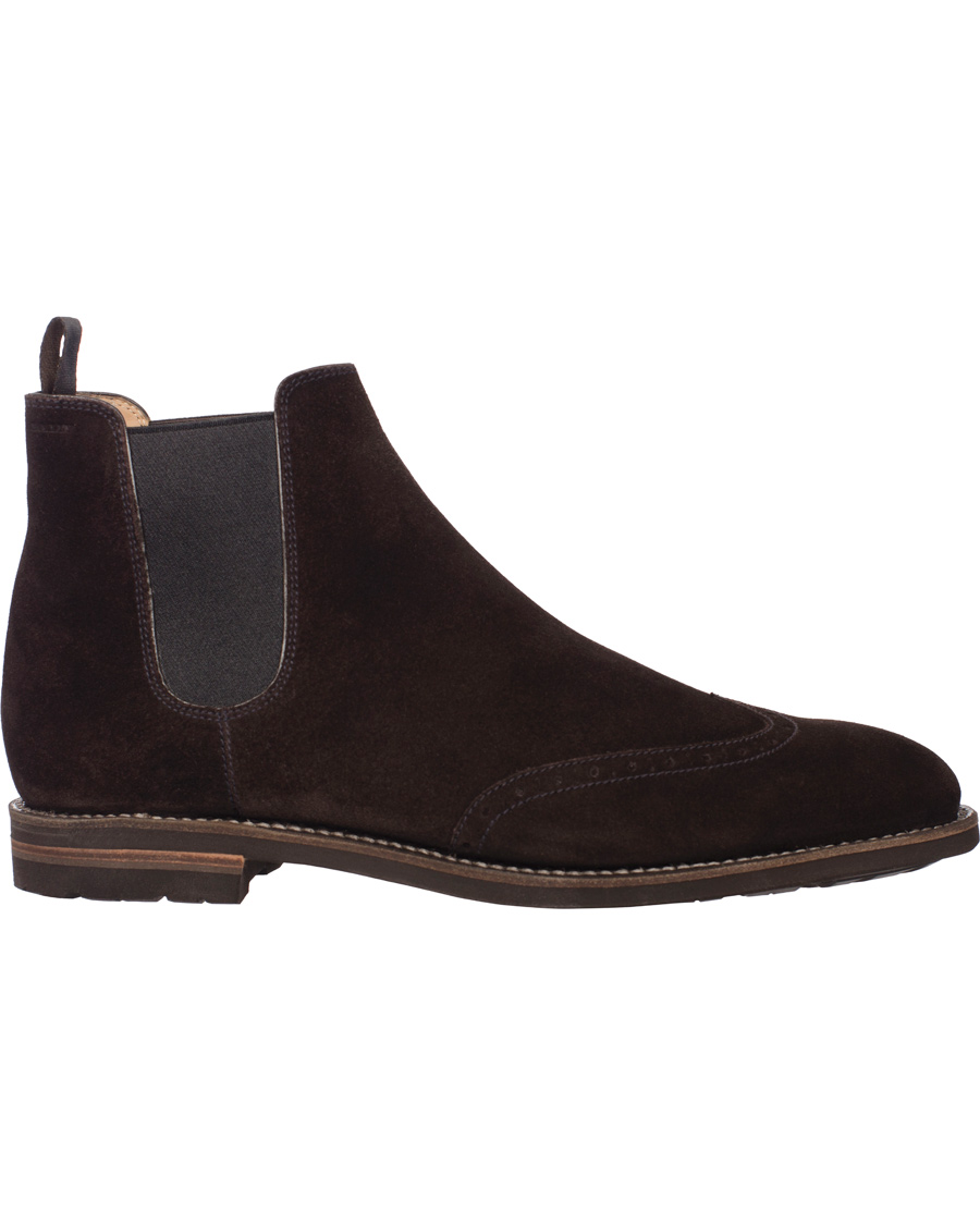 Heren | BALLY Martigny Major Chelsea Boot Suede Dark Brown | Bally | Martigny Major Chelsea Boot Suede Dark Brown