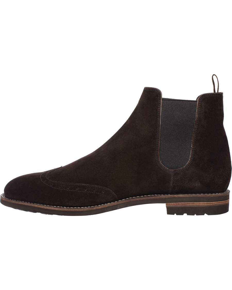 Heren | BALLY Martigny Major Chelsea Boot Suede Dark Brown | Bally | Martigny Major Chelsea Boot Suede Dark Brown