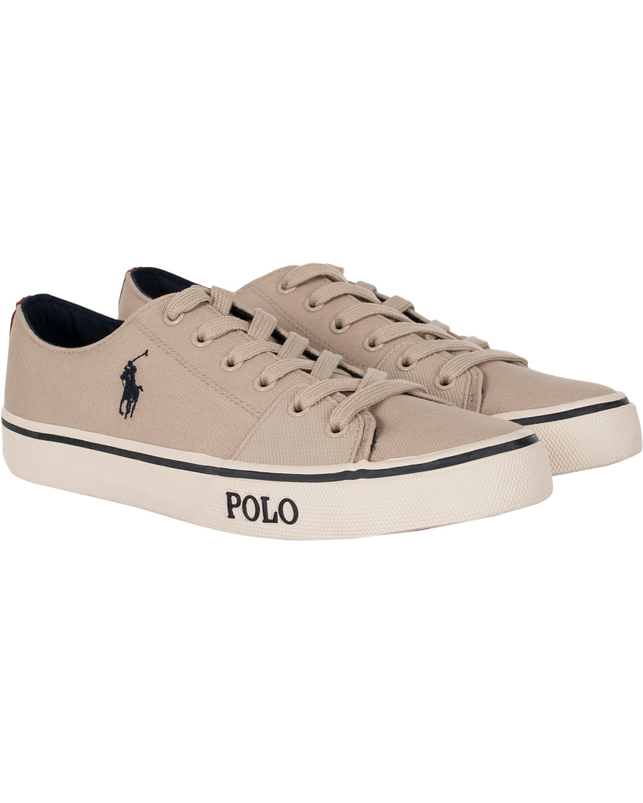 Heren | Polo Ralph Lauren Cantor Low-NE Sneaker Stone Grey | Polo Ralph Lauren | Cantor Low-NE Sneaker Stone Grey