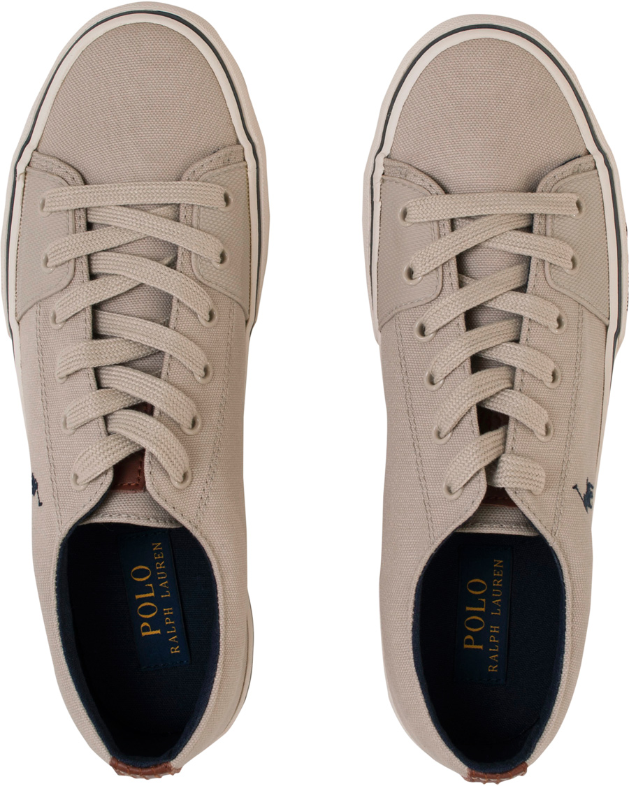 Heren | Polo Ralph Lauren Cantor Low-NE Sneaker Stone Grey | Polo Ralph Lauren | Cantor Low-NE Sneaker Stone Grey