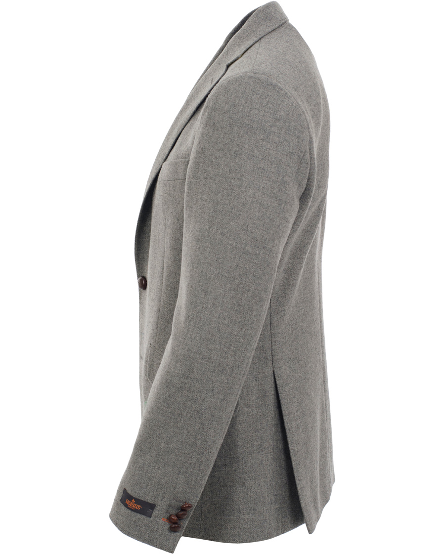 Heren | Blazers | Morris | Brian Shetland Wool Diagonal Blazer Grey