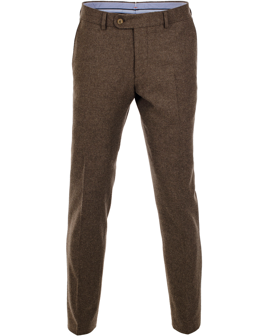 Heren | Broeken | Morris | Rodney Diagonal Trousers Brown