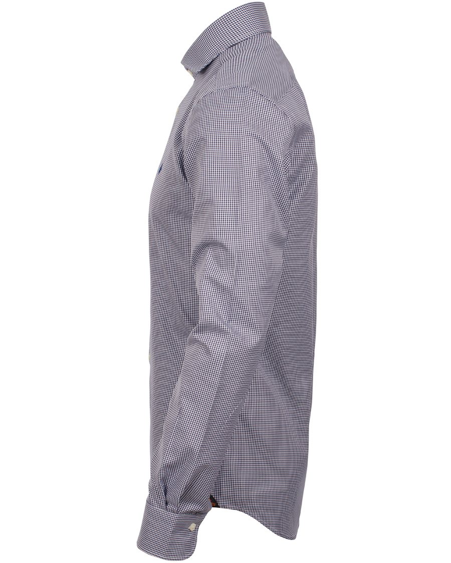 Heren | Overhemden | Morris | Sir Moore Mini Check Shirt Navy