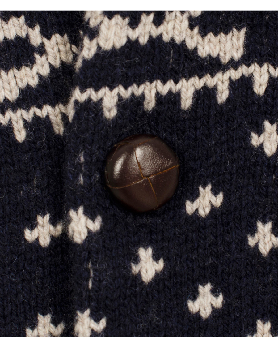Heren | Truien | Hackett | Rudolf Cardigan Navy S
