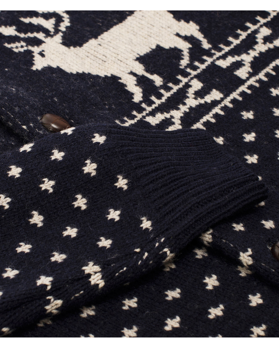 Heren | Truien | Hackett | Rudolf Cardigan Navy S