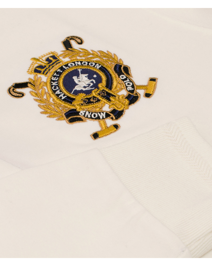 Heren | Truien | Hackett | Snow Union Jack Rugby Winter White