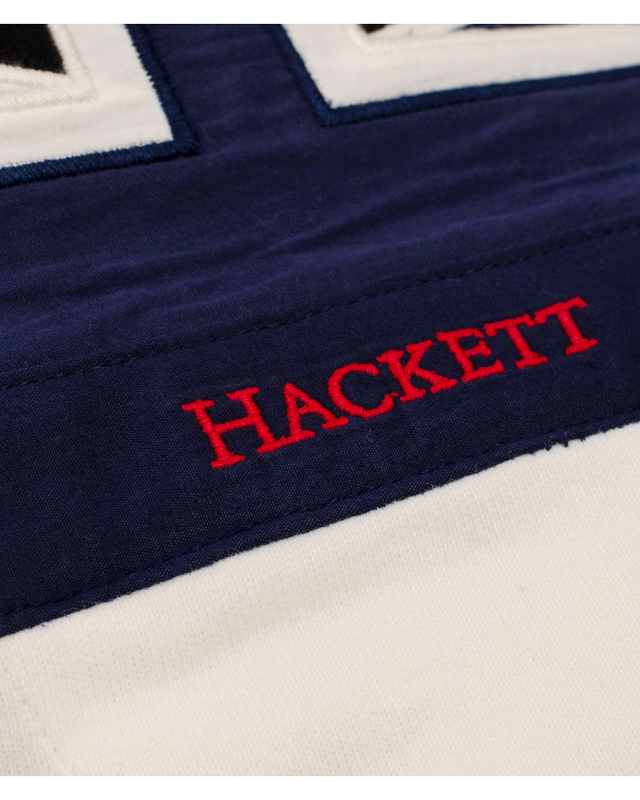 Heren | Truien | Hackett | Snow Union Jack Rugby Winter White