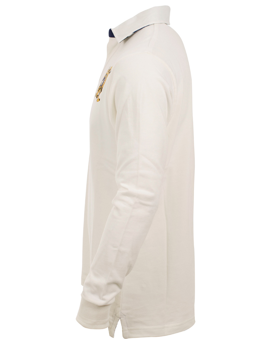 Heren | Truien | Hackett | Snow Union Jack Rugby Winter White