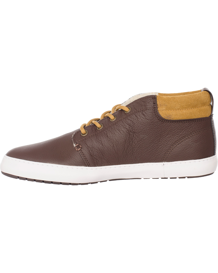 Heren | Lacoste Ampthill Terra Mid Sneaker Brown | Lacoste | Ampthill Terra Mid Sneaker Brown