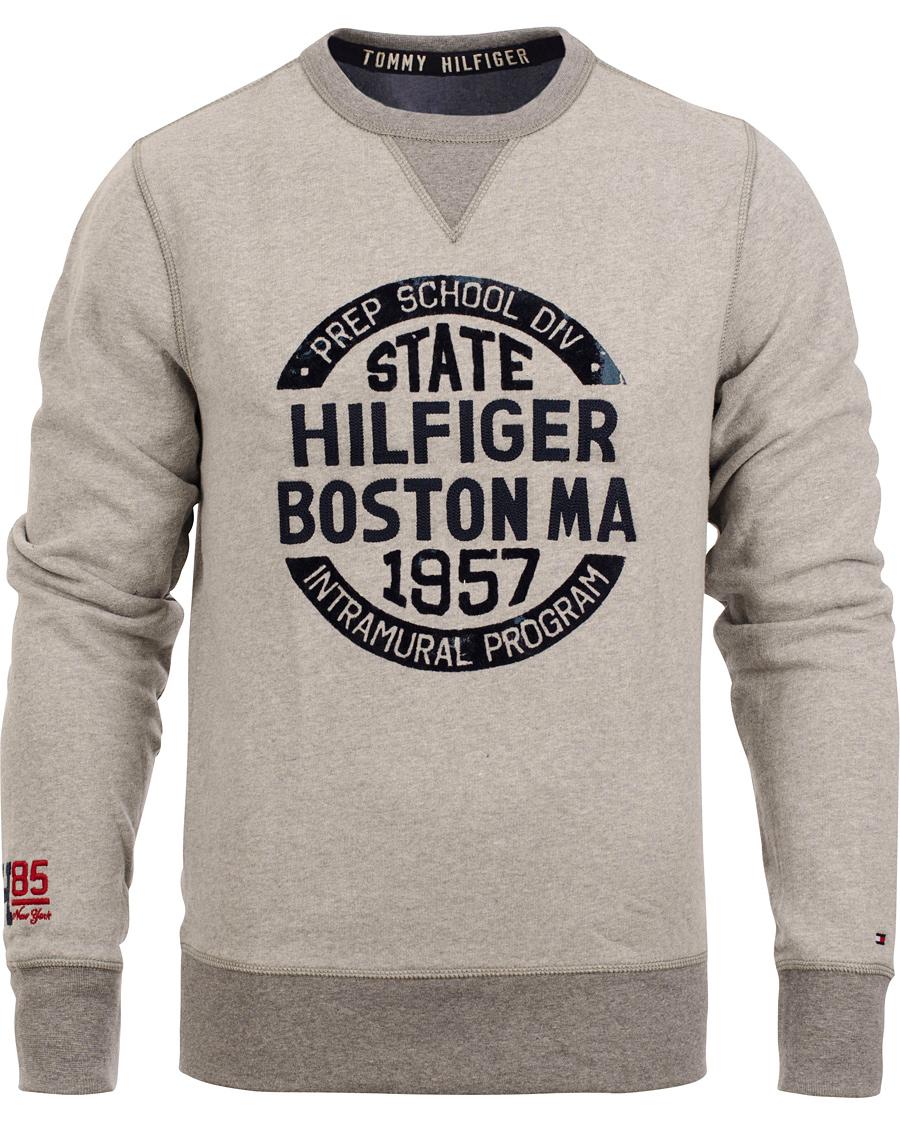 Heren | Truien | Tommy Hilfiger | Largo C-Neck Vintage Fit Sweatshirt Cloud Heather