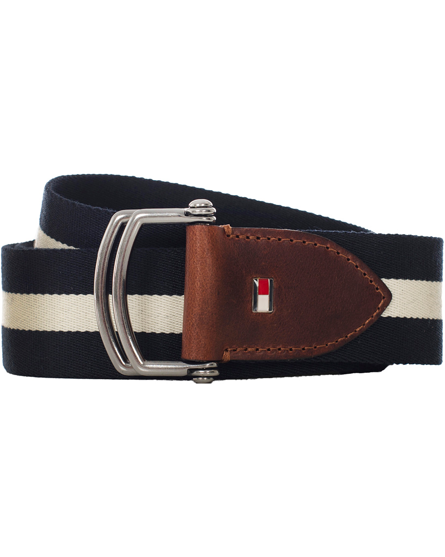 Heren | Tommy Hilfiger Keith Stripe Belt Snow White | Tommy Hilfiger | Keith Stripe Belt Snow White
