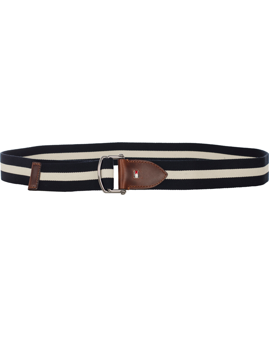 Heren | Tommy Hilfiger Keith Stripe Belt Snow White | Tommy Hilfiger | Keith Stripe Belt Snow White