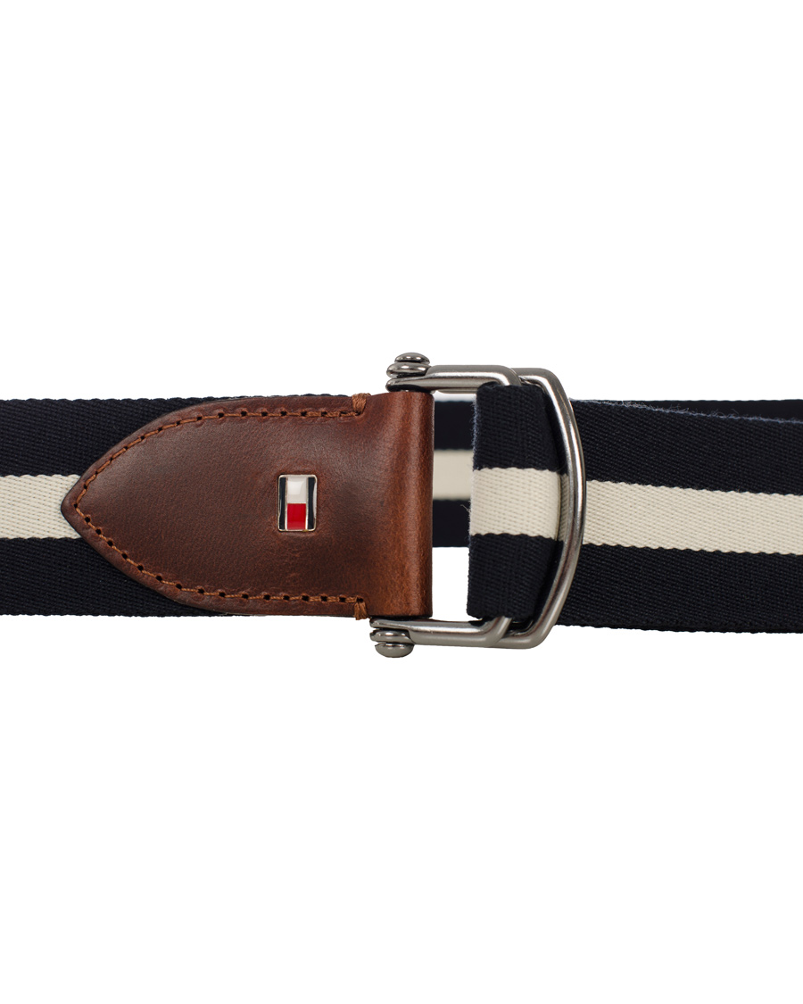 Heren | Tommy Hilfiger Keith Stripe Belt Snow White | Tommy Hilfiger | Keith Stripe Belt Snow White