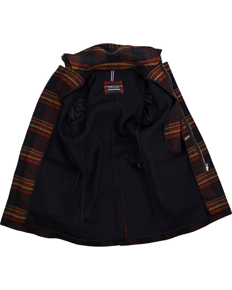 Heren | Jassen | Tommy Hilfiger | Special Hutton Check Duffelcoat Midnight Multi