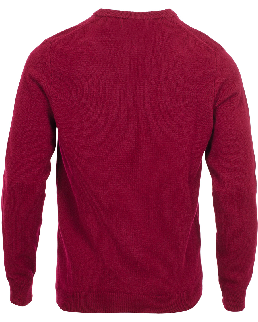 Heren | Truien | Lyle & Scott | Lambswool V-Neck Pullover Claret Jug