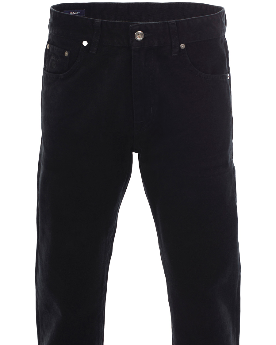 Heren | Jeans | GANT | Soft Twill Tyler Jean Black