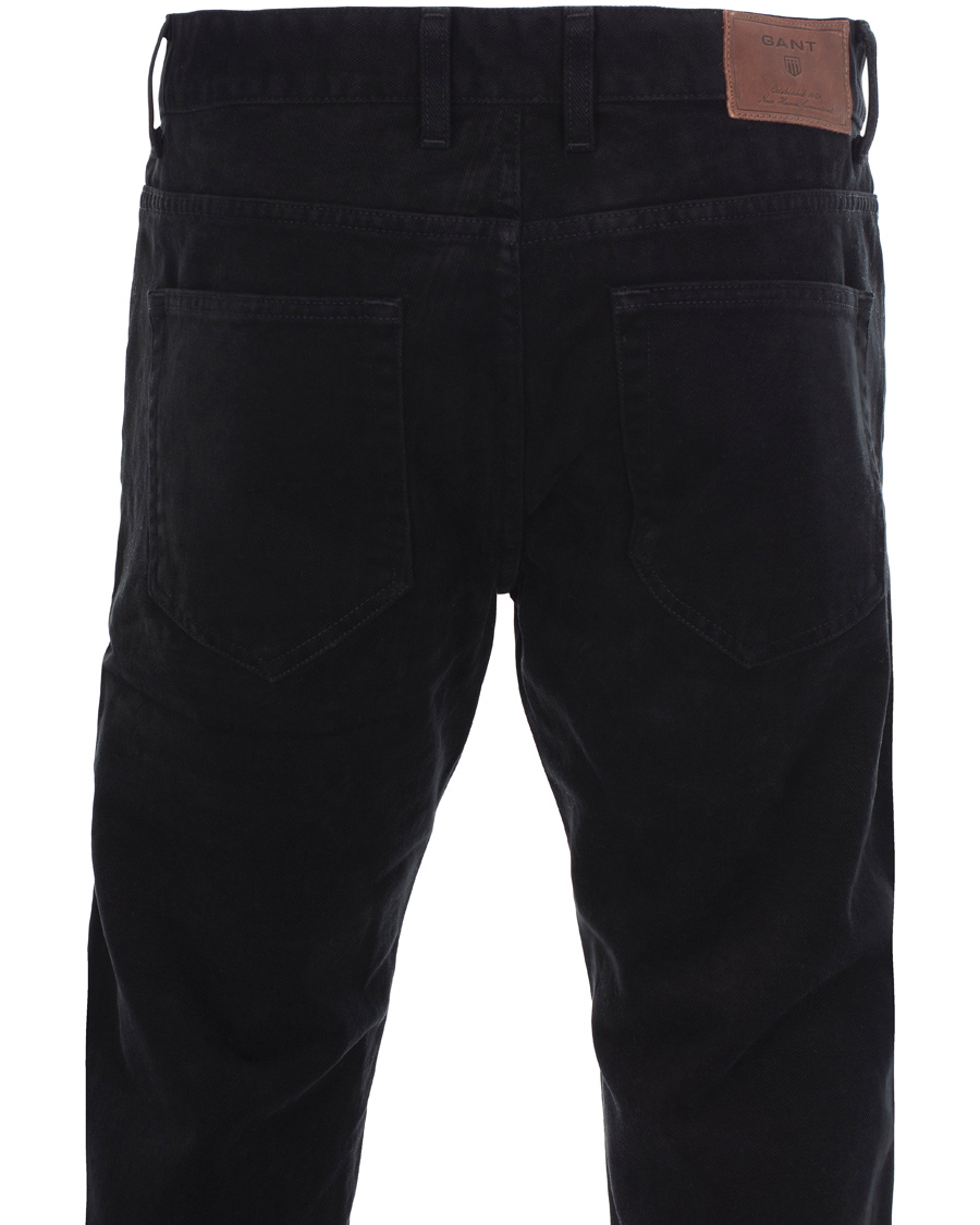 Heren | Jeans | GANT | Soft Twill Tyler Jean Black