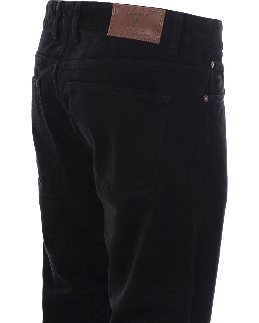 Heren | Jeans | GANT | Soft Twill Tyler Jean Black