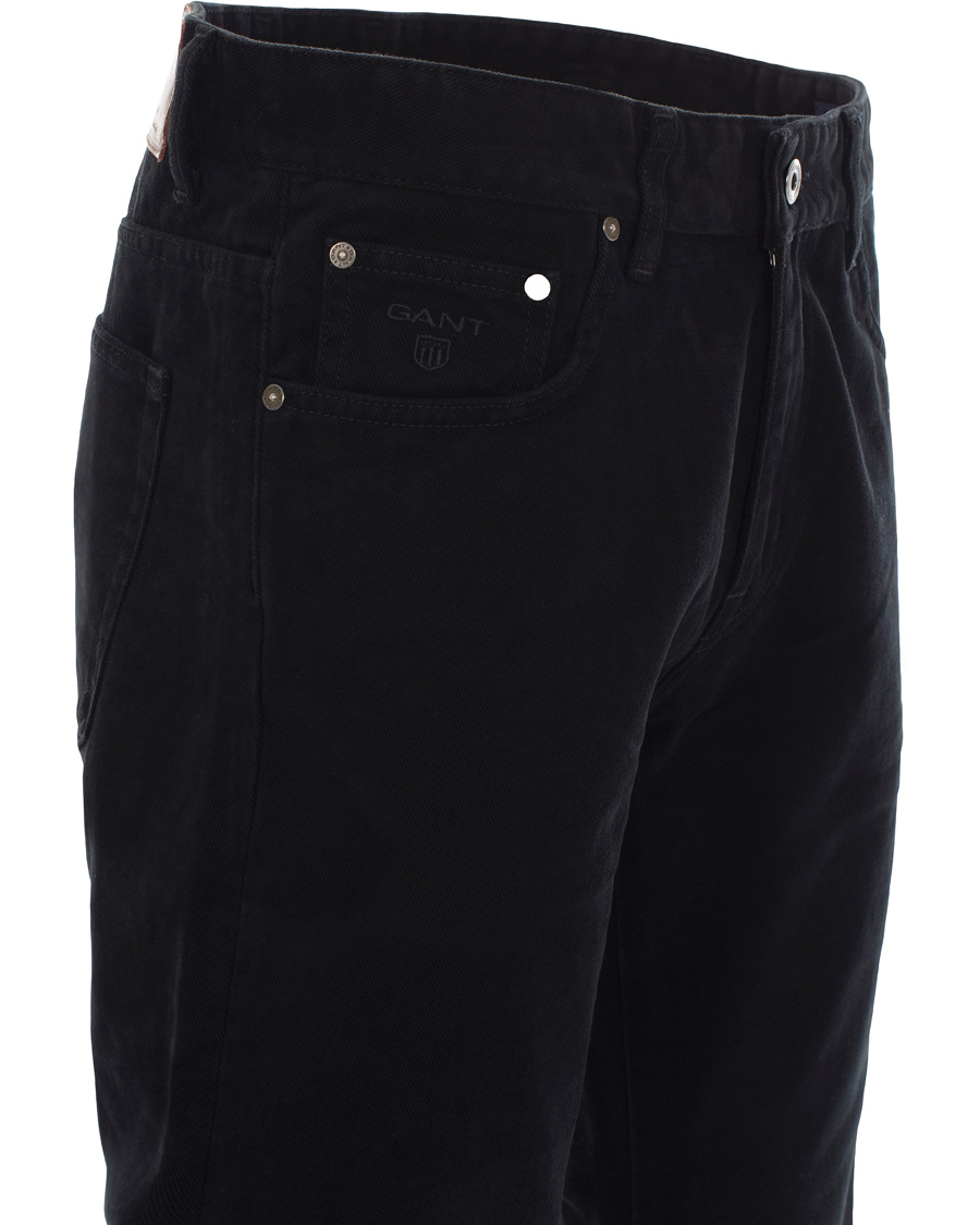 Heren | Jeans | GANT | Soft Twill Tyler Jean Black