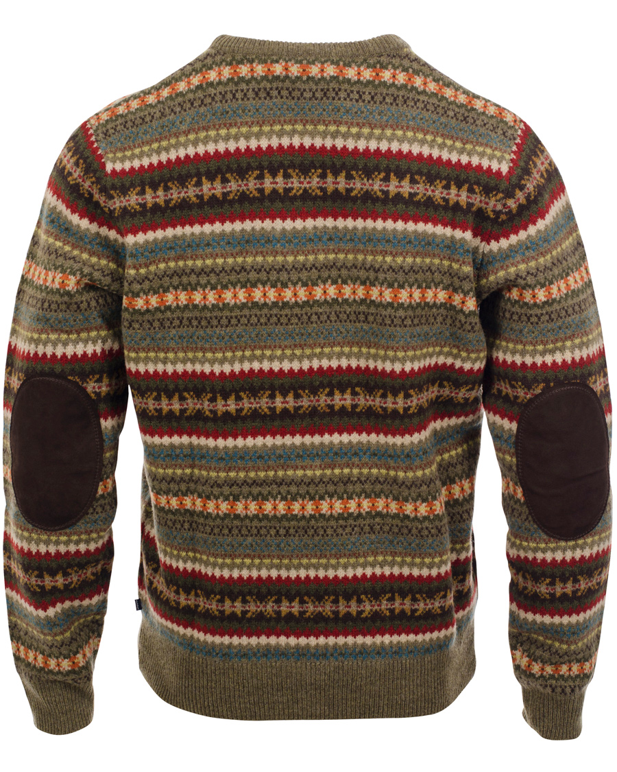 Heren | Truien | GANT | Lambswool Jaquard Crew Multicolor