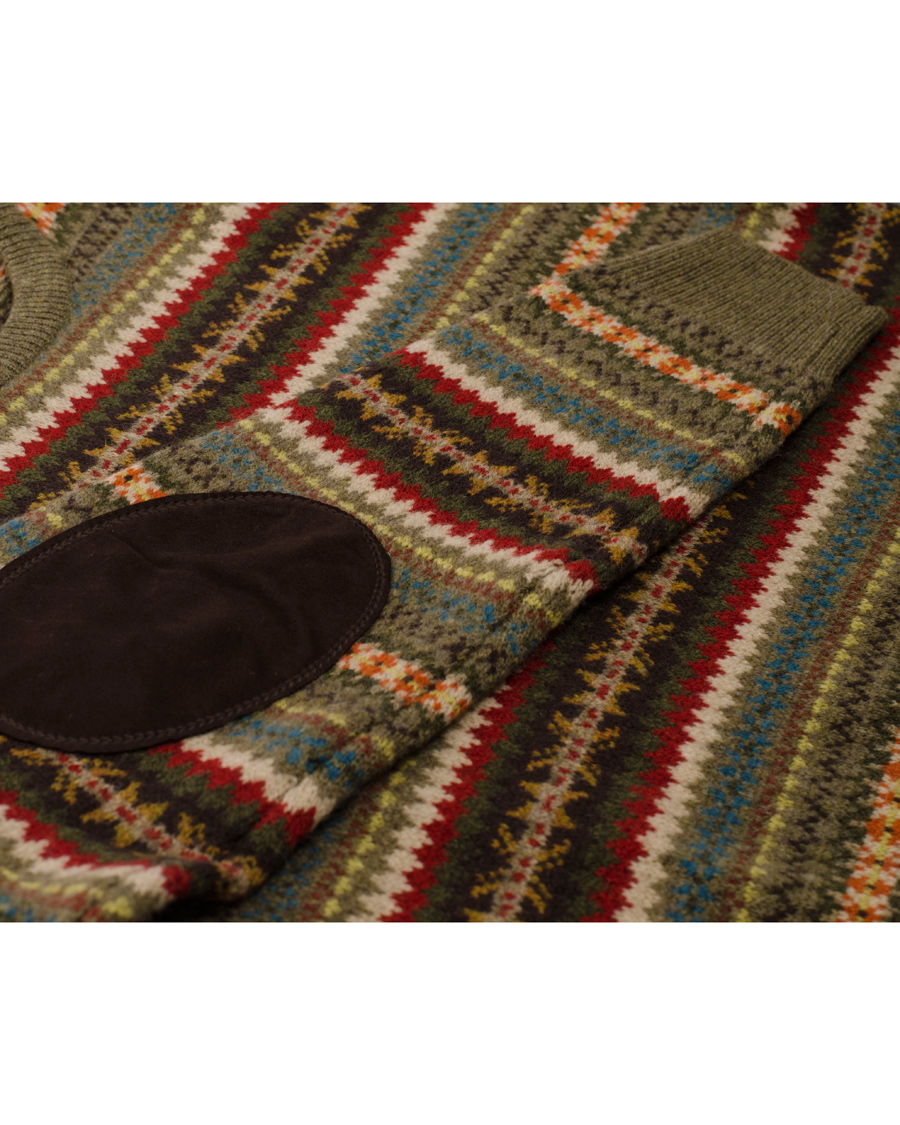 Heren | Truien | GANT | Lambswool Jaquard Crew Multicolor