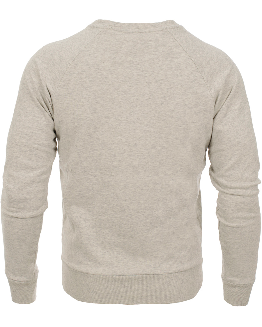 Heren | Truien | GANT | Yale Coop C-Neck Sweat Light Grey Melange
