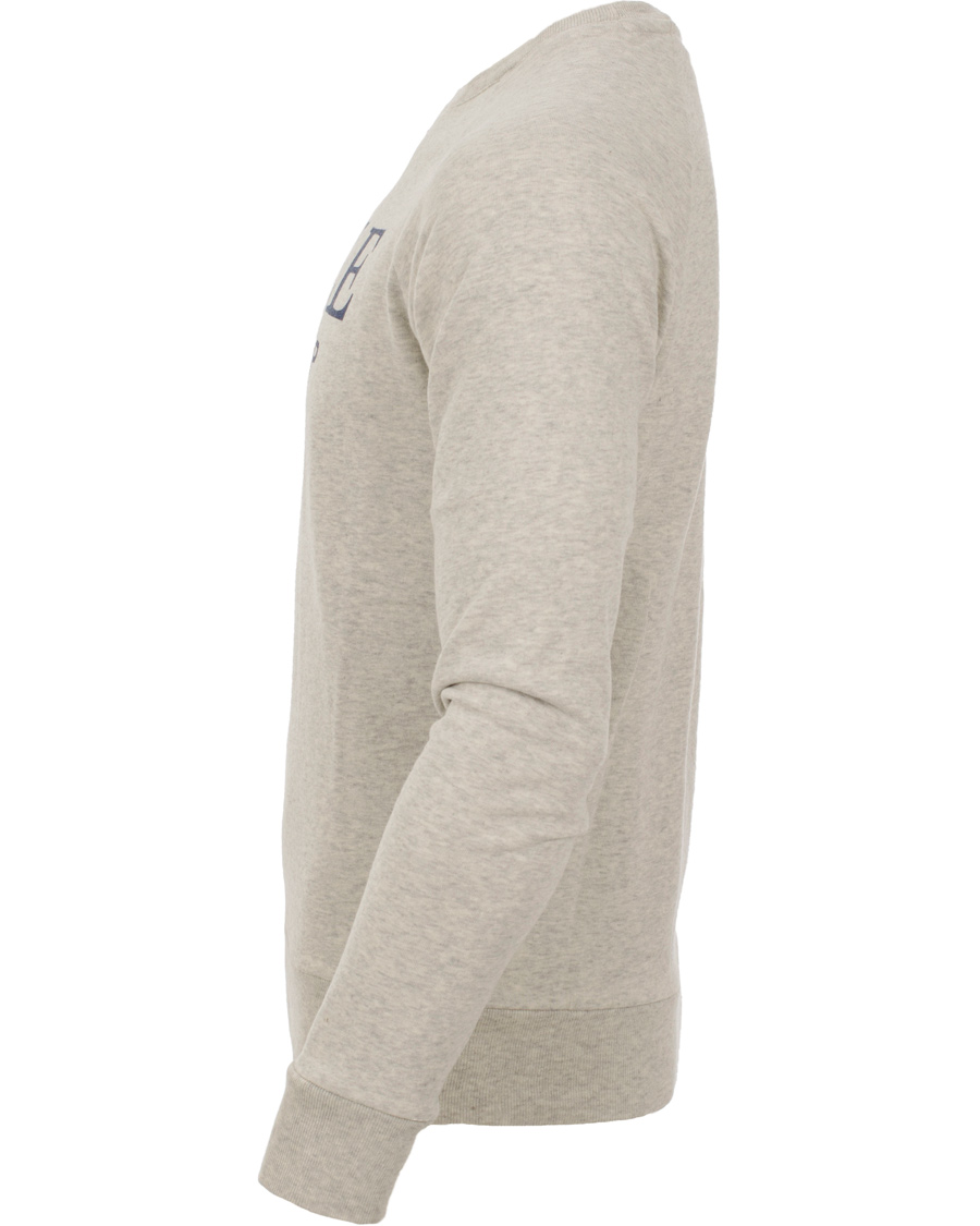 Heren | Truien | GANT | Yale Coop C-Neck Sweat Light Grey Melange