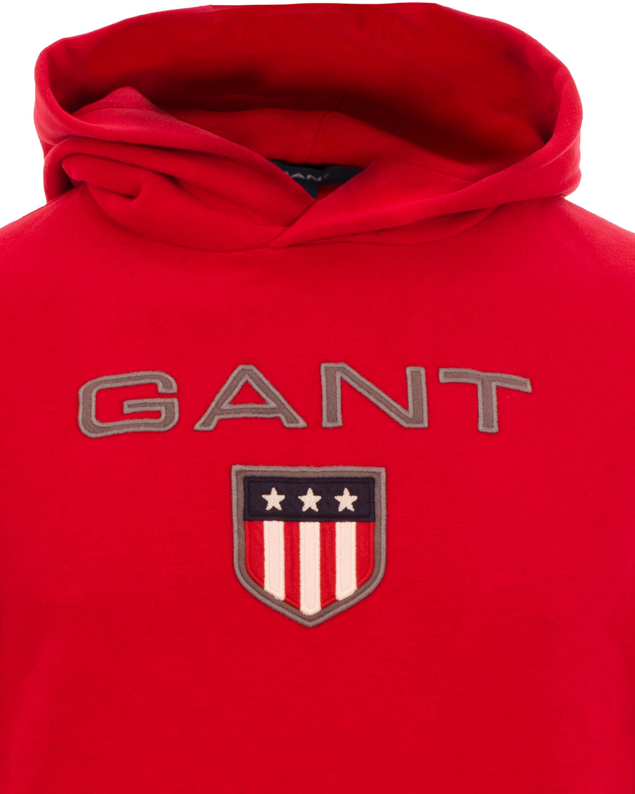 Heren | Truien | GANT | Shield Hoodie Red