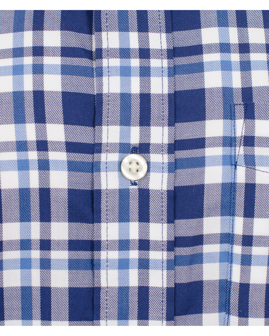 Heren | Overhemden | GANT | Classic Twill Check Regular Fit Shirt Bright Blue