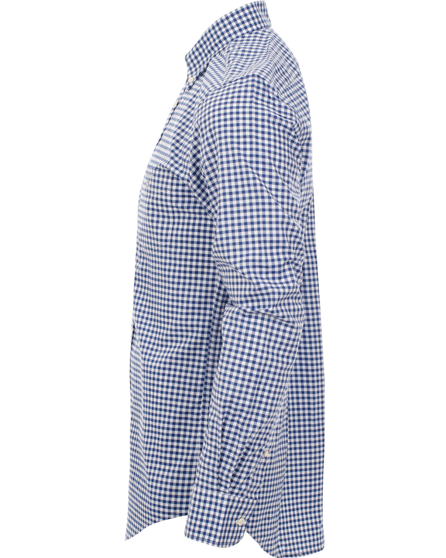 Heren | Overhemden | GANT | The Gingham Regular Fit Shirt Deep Cobalt Blue
