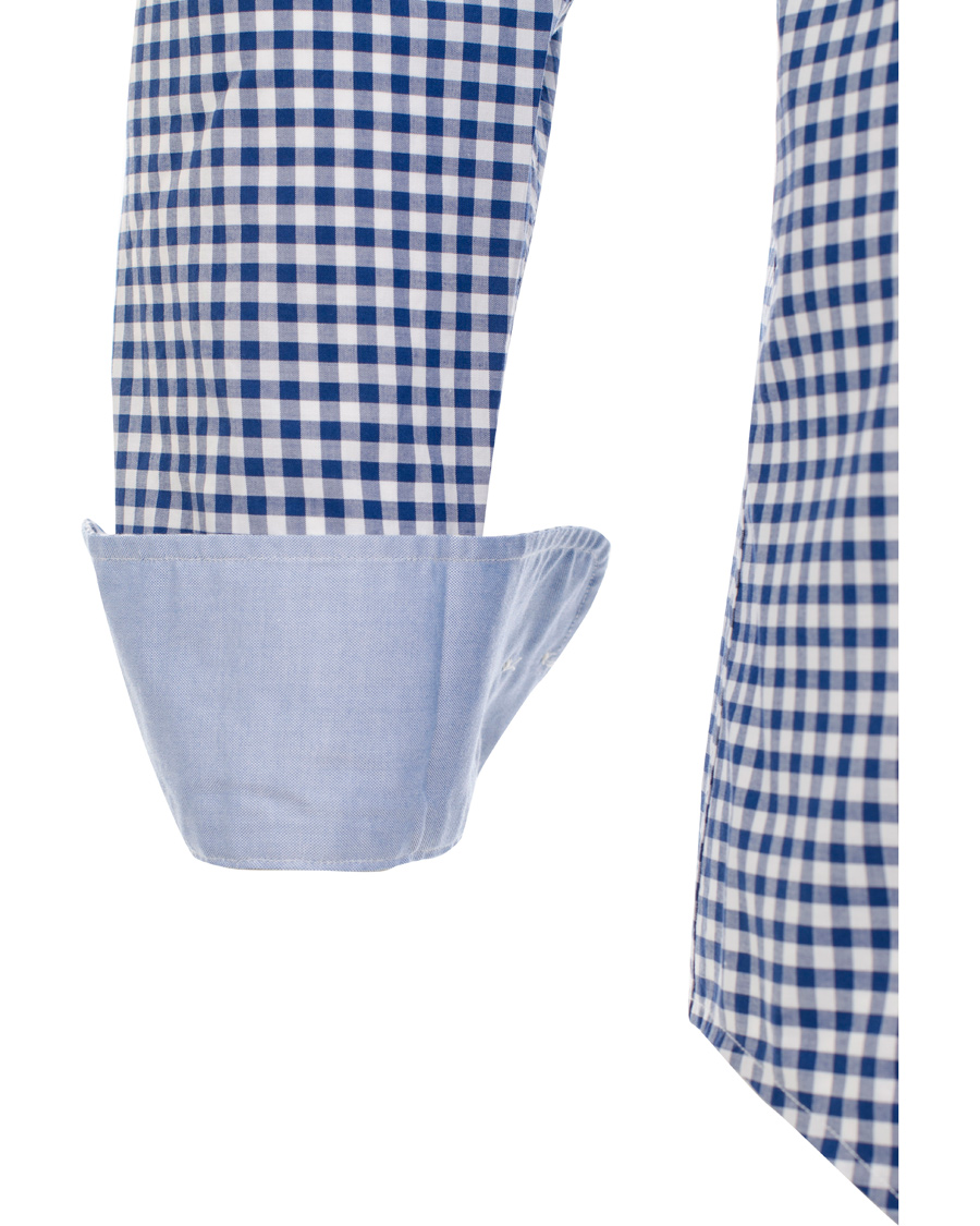 Heren | Overhemden | GANT | The Gingham Regular Fit Shirt Deep Cobalt Blue