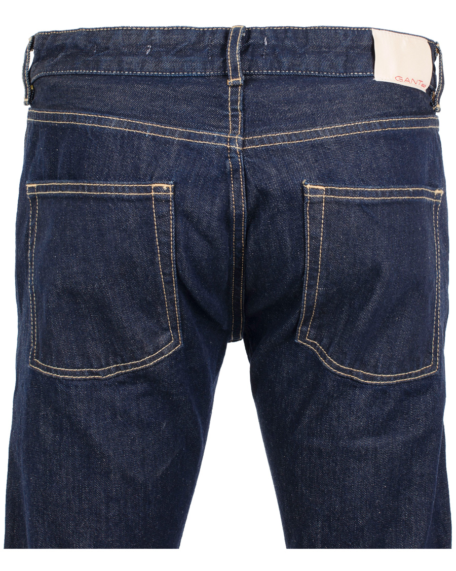 Heren | Jeans | GANT Rugger | Stick Boy Raw Jeans Dark Blue