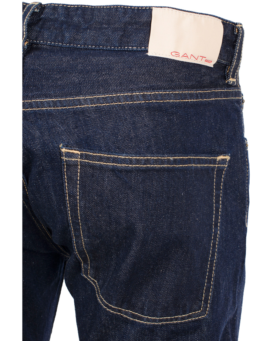 Heren | Jeans | GANT Rugger | Stick Boy Raw Jeans Dark Blue