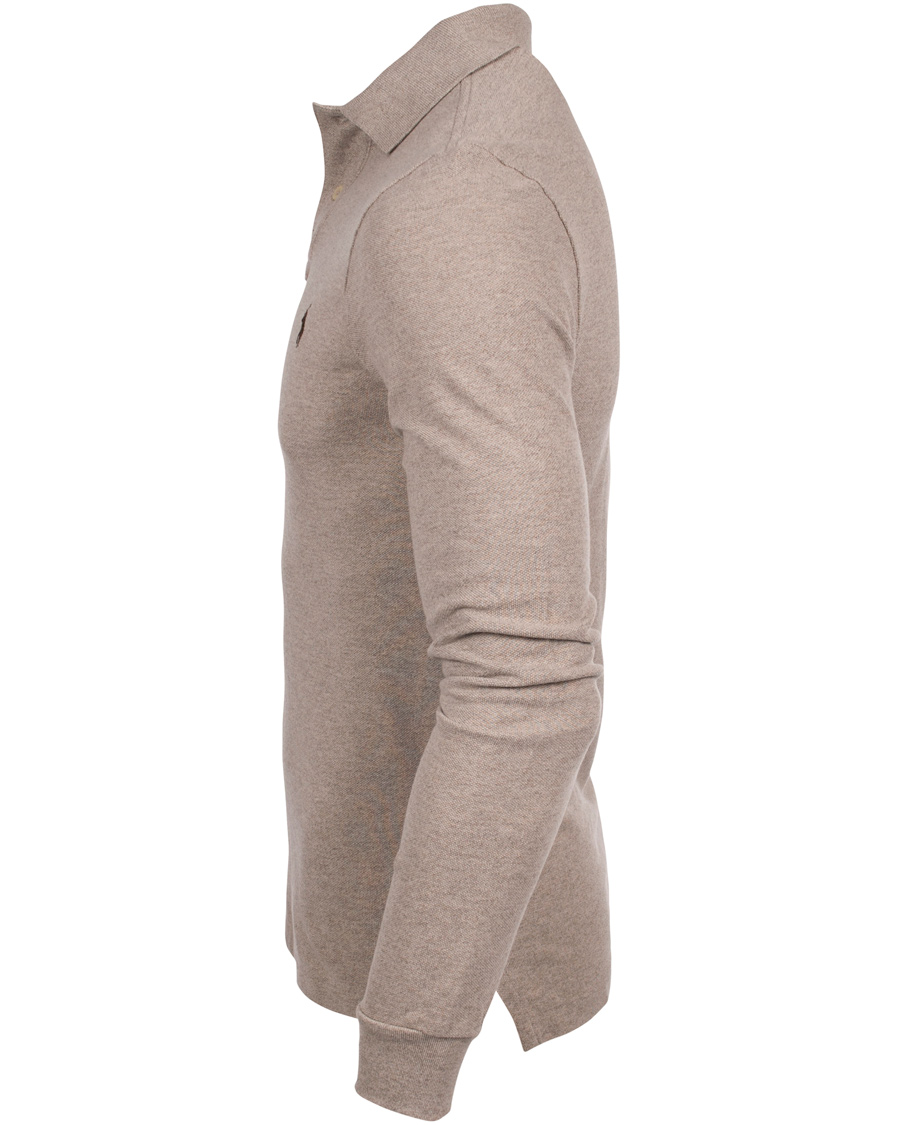 Heren | Truien | Polo Ralph Lauren | Long Sleeve Slim Fit Piké Fisherman Heather