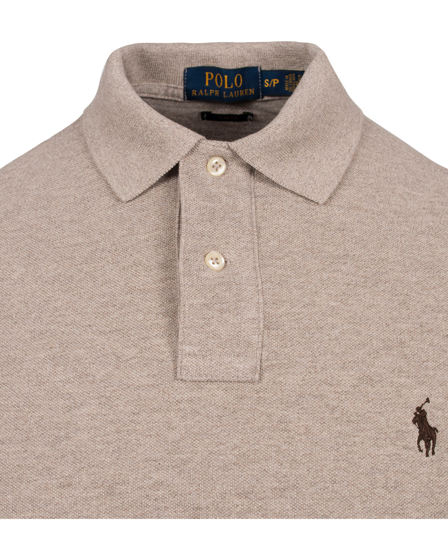 Heren | Truien | Polo Ralph Lauren | Long Sleeve Slim Fit Piké Fisherman Heather