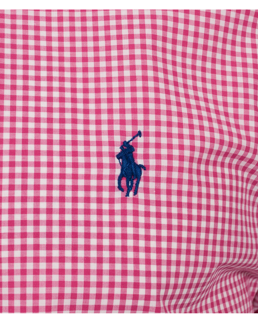 Heren | Overhemden | Polo Ralph Lauren | Slim Fit Poplin Check Shirt Pink