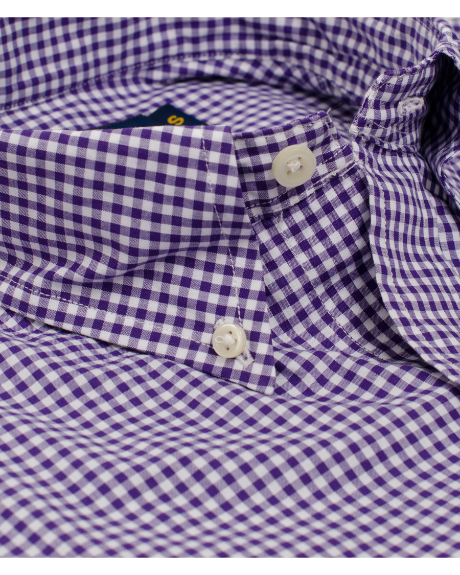 Heren | Overhemden | Polo Ralph Lauren | Slim Fit Poplin Check Shirt Purple