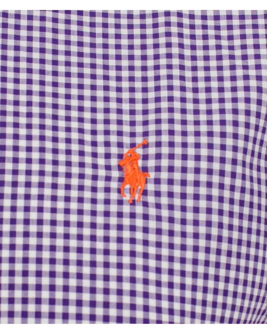 Heren | Overhemden | Polo Ralph Lauren | Slim Fit Poplin Check Shirt Purple