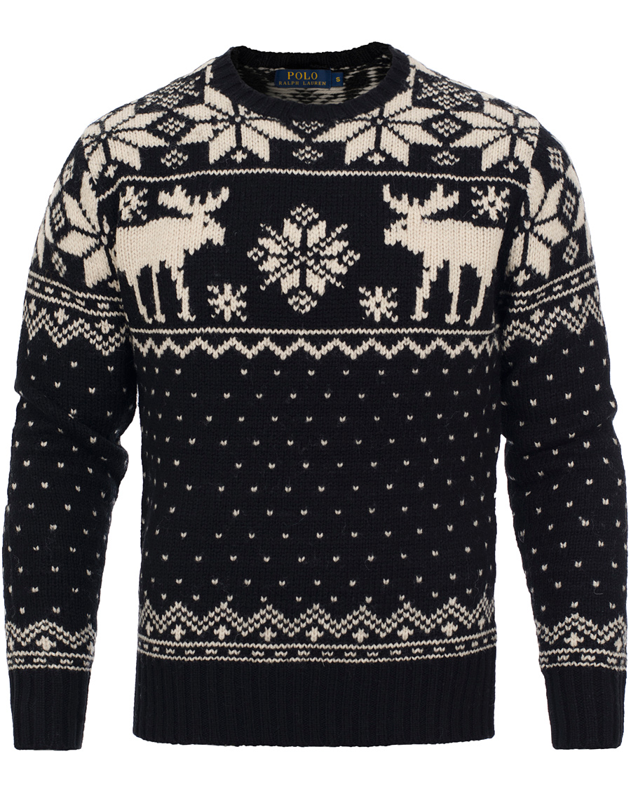 Heren | Truien | Polo Ralph Lauren | Reindeer Sweater Black