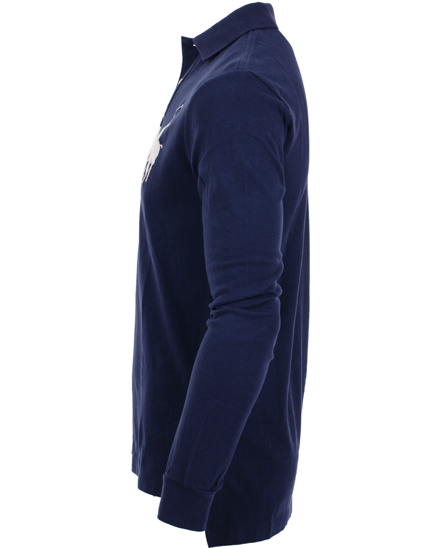 Heren | Truien | Polo Ralph Lauren | Custom Fit Big Pony Long Sleeve Piké Navy