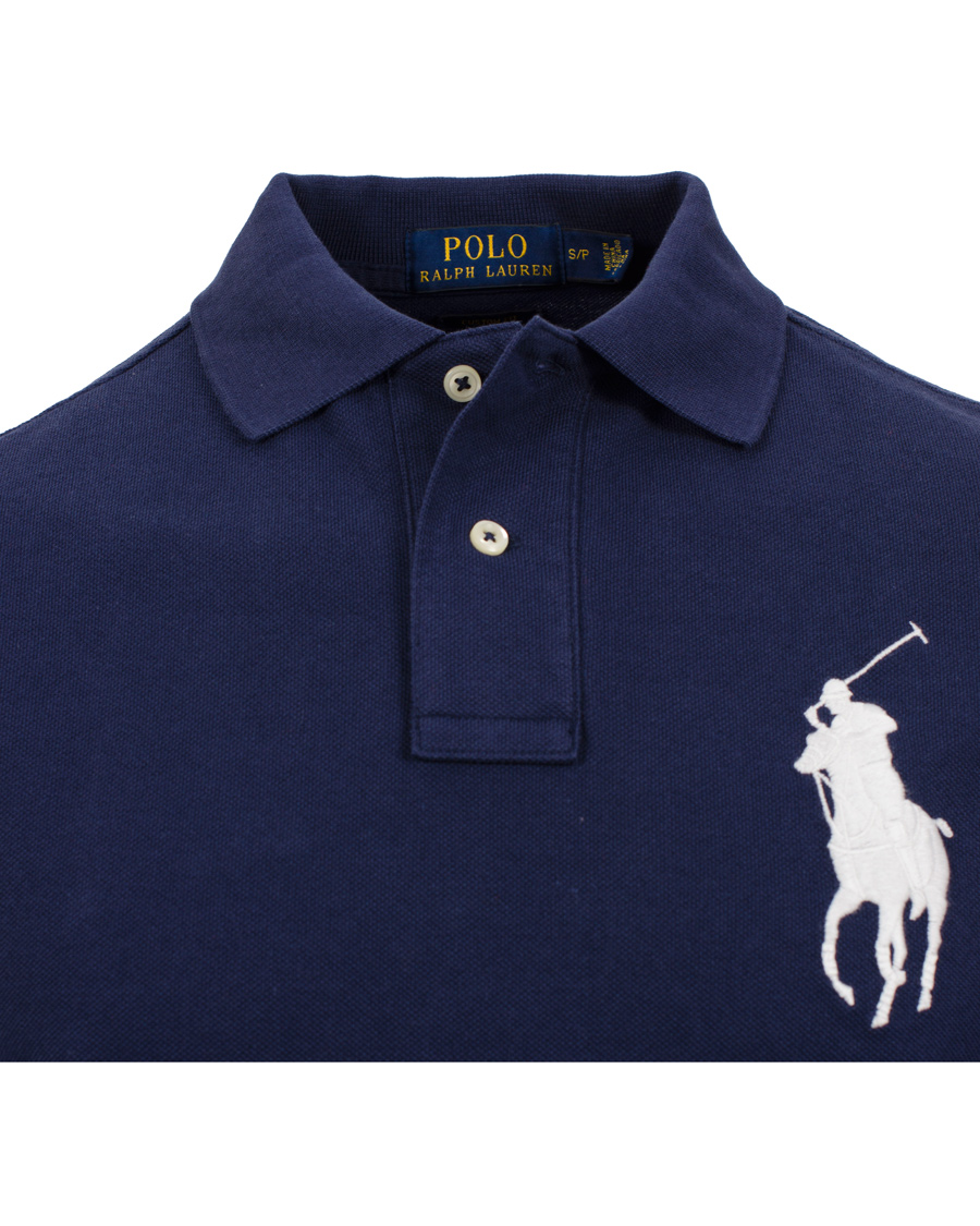 Heren | Truien | Polo Ralph Lauren | Custom Fit Big Pony Long Sleeve Piké Navy
