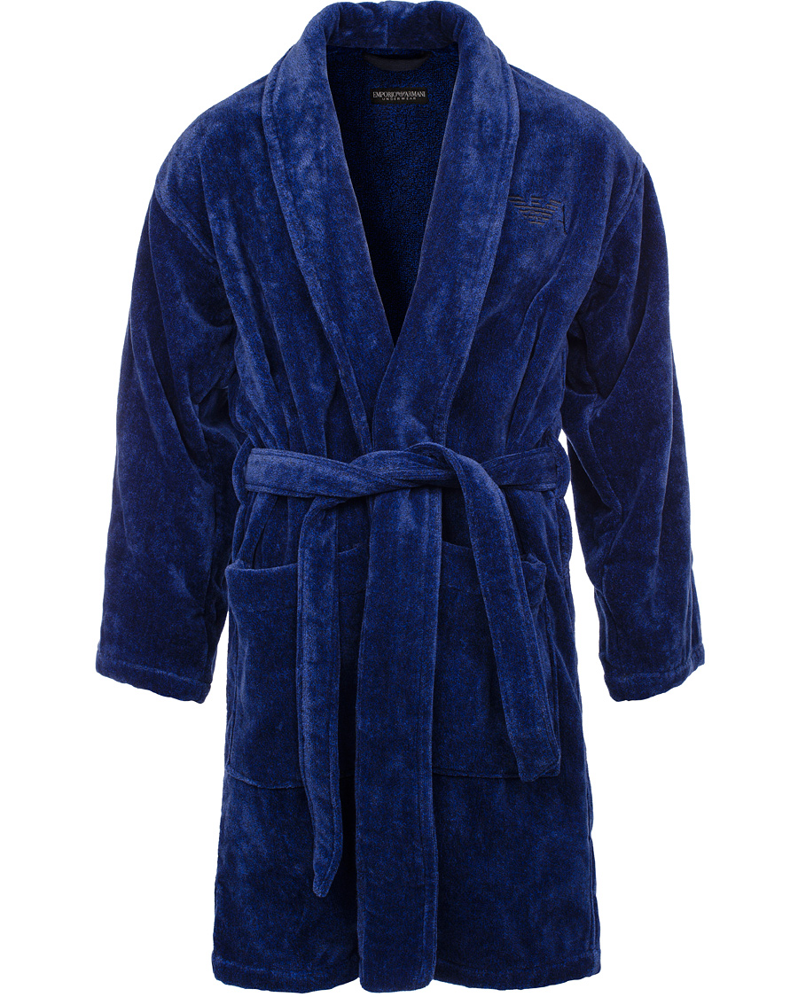 Heren | Ondergoed | Emporio Armani | Bathrobe Marine Melange