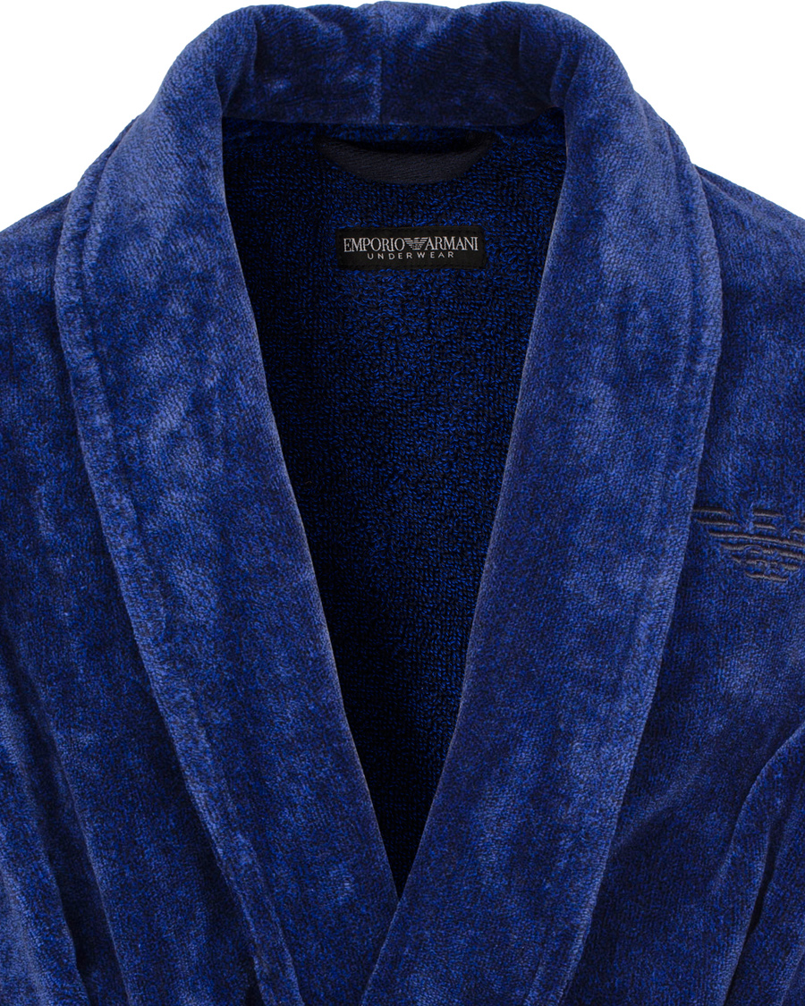 Heren | Ondergoed | Emporio Armani | Bathrobe Marine Melange