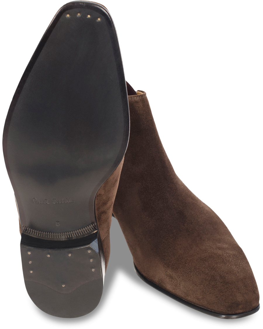 Heren | Paul Smith Shoe Falconer Chelsea Boot Brown Suede | Paul Smith Shoe | Falconer Chelsea Boot Brown Suede