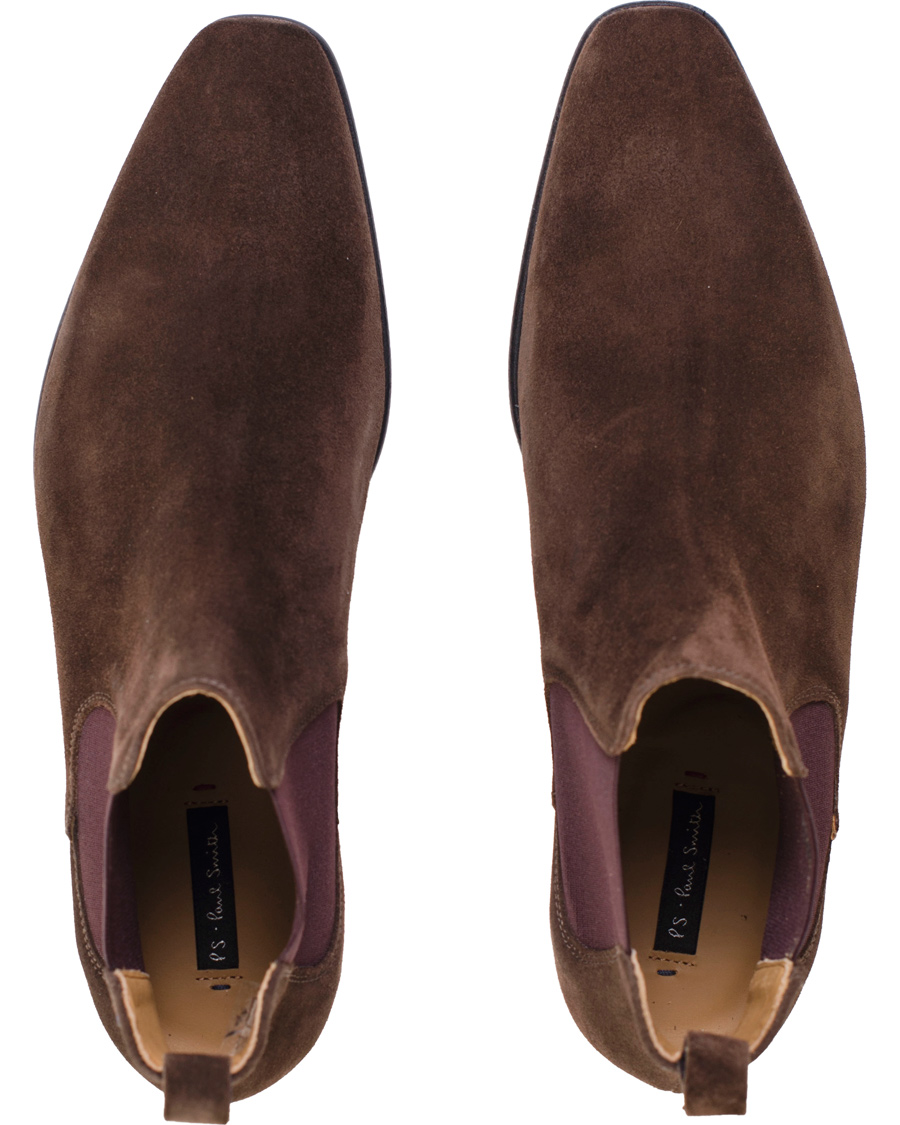 Heren | Paul Smith Shoe Falconer Chelsea Boot Brown Suede | Paul Smith Shoe | Falconer Chelsea Boot Brown Suede