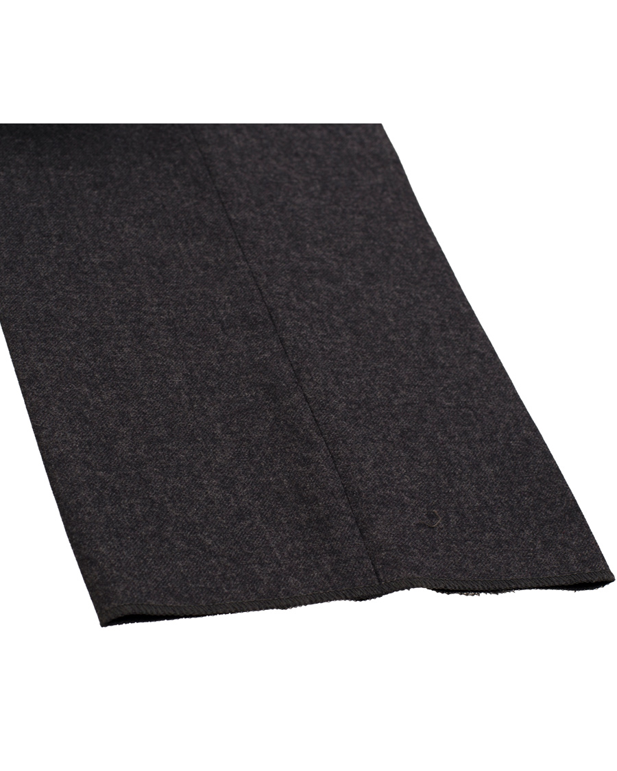 Heren | Broeken | Incotex | Super 100's Flanell Trousers Dark Grey