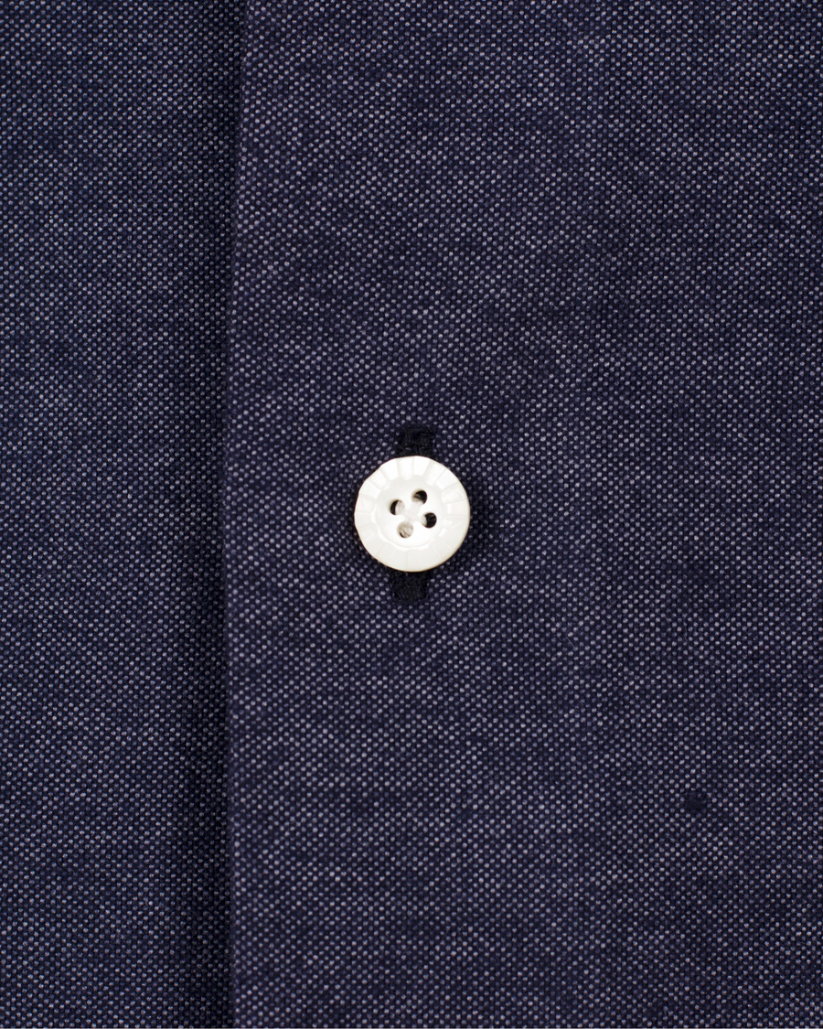 Heren | Overhemden | Barba Napoli | Dandylife Slim Fit Shirt Casual Blue