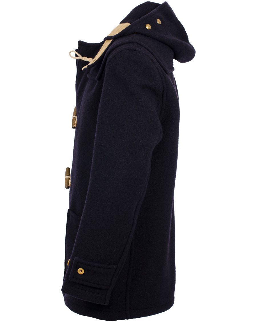 Heren | Jassen | Gloverall | Mid Length Montgomery Duffel Coat 3577 Navy