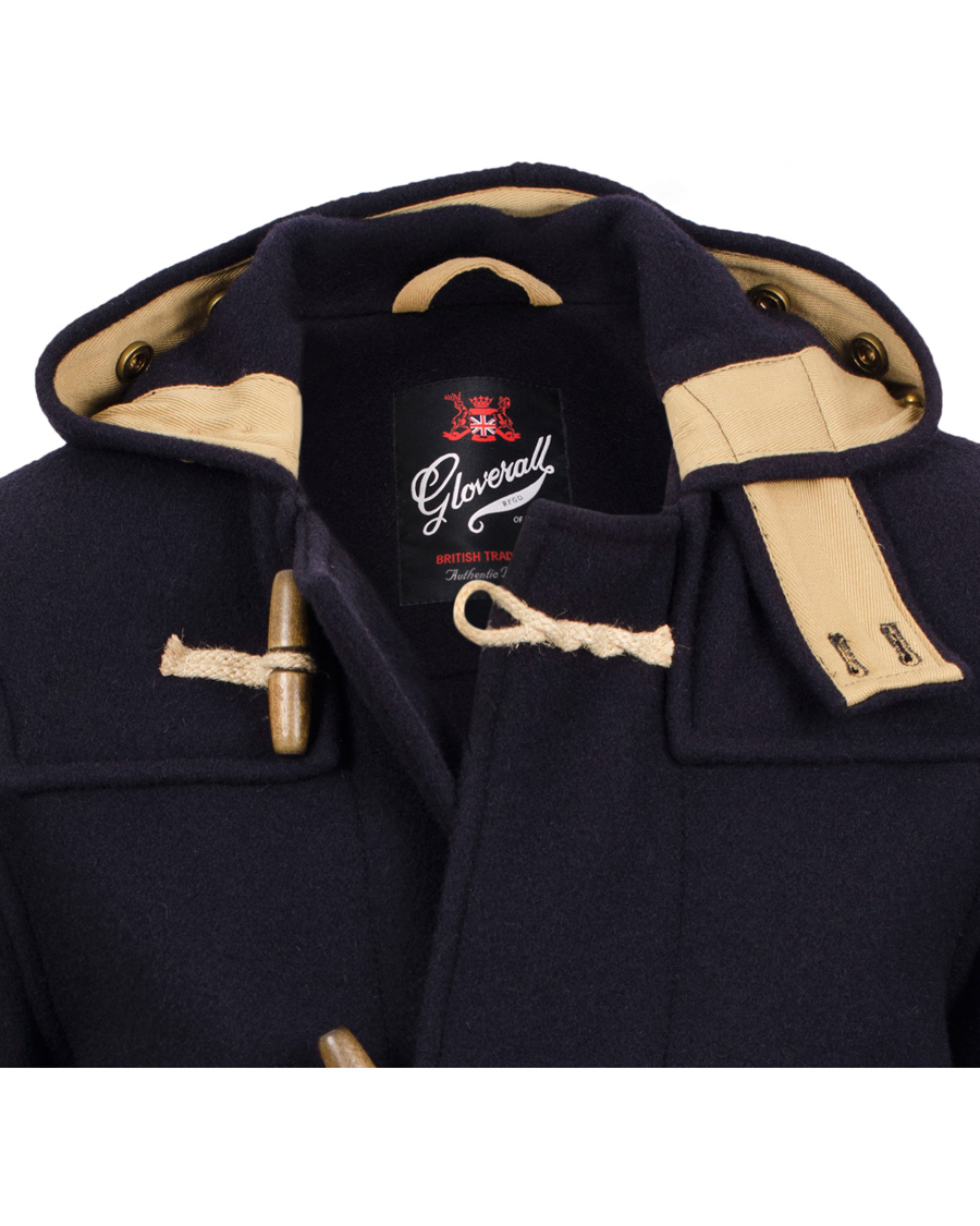 Heren | Jassen | Gloverall | Mid Length Montgomery Duffel Coat 3577 Navy